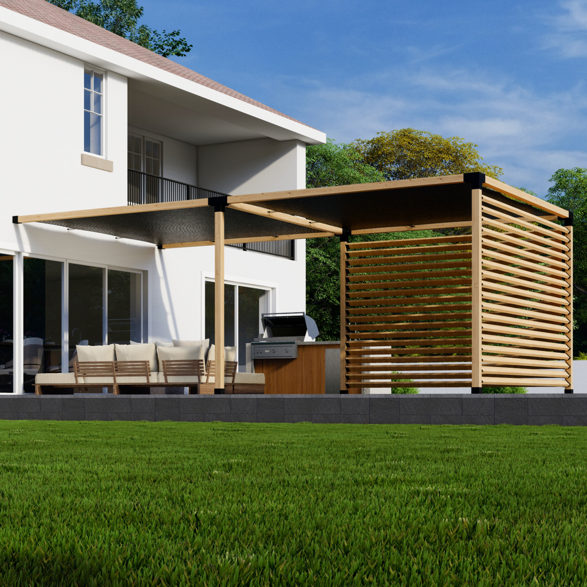 Kit et structure de pergola