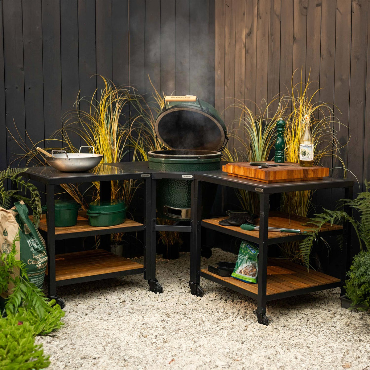 Big Green Egg – Module d’angle Modular Nest