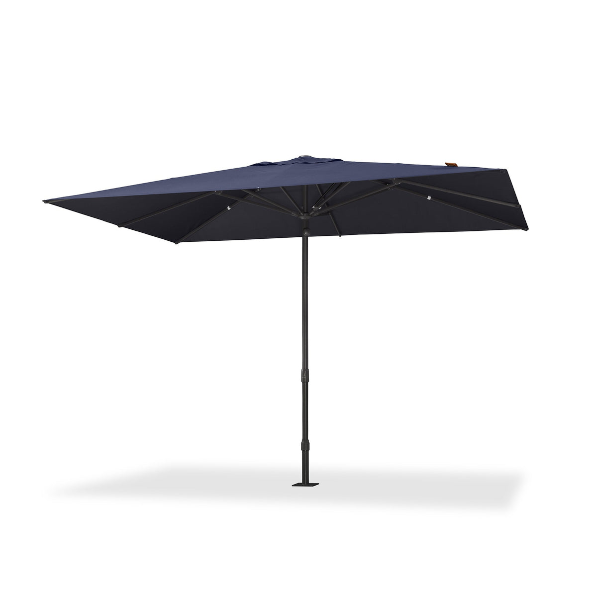 PURPLE LEAF – Parasol de marché haut de gamme renforcé, commercial, hydraulique et semi-automatique pour terrasse