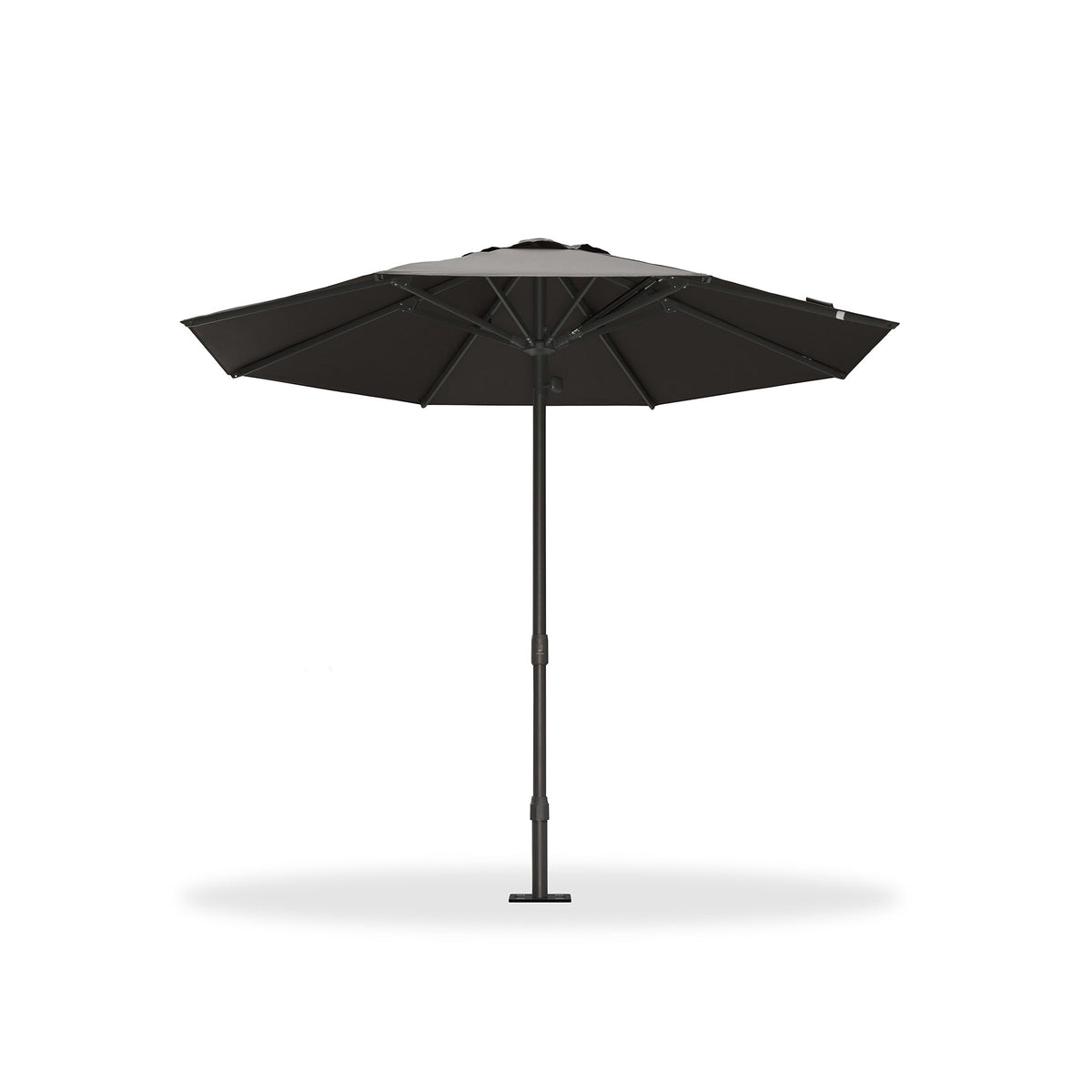 PURPLE LEAF – Parasol de marché haut de gamme renforcé, commercial, hydraulique et semi-automatique pour terrasse