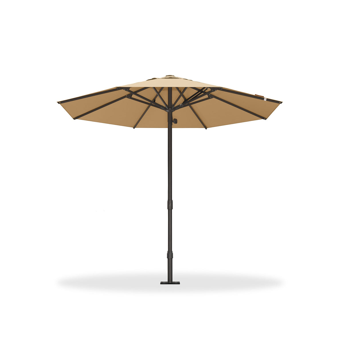 PURPLE LEAF – Parasol de marché haut de gamme renforcé, commercial, hydraulique et semi-automatique pour terrasse