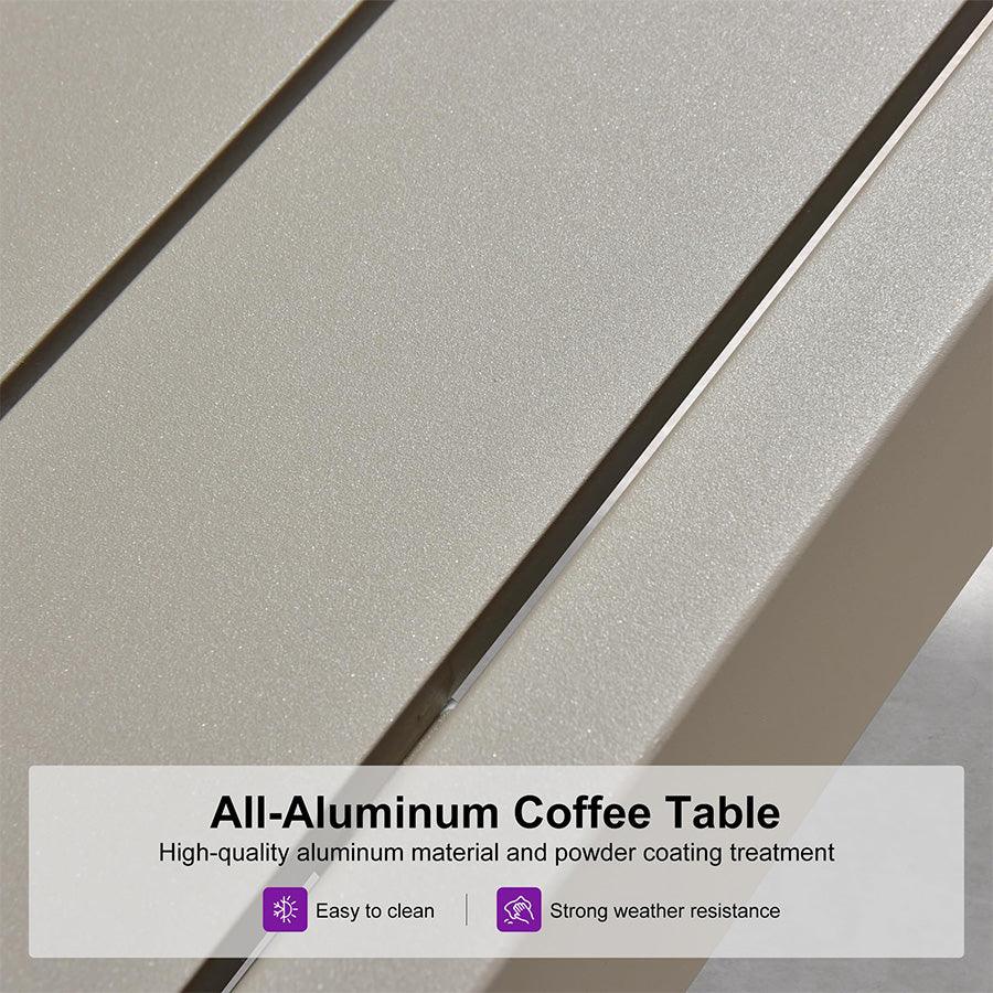 PURPLE LEAF Buler – Ensemble salon de terrasse moderne 4/8 pièces avec fauteuils en rotin, canapé et table basse pour bord de piscine