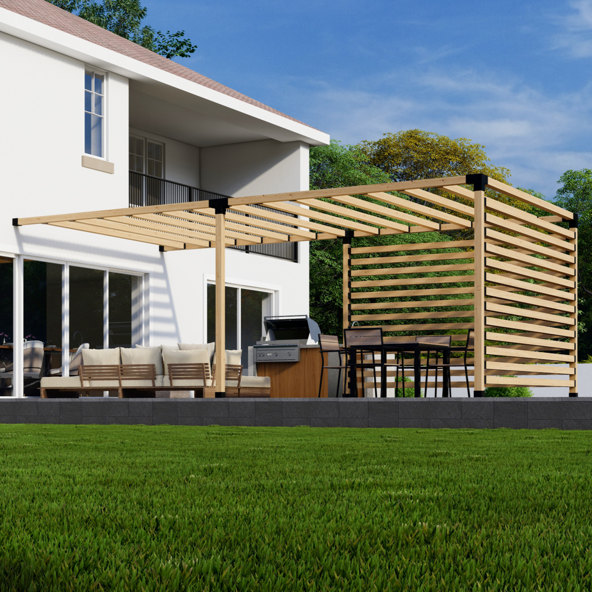 Kit de pergola murale