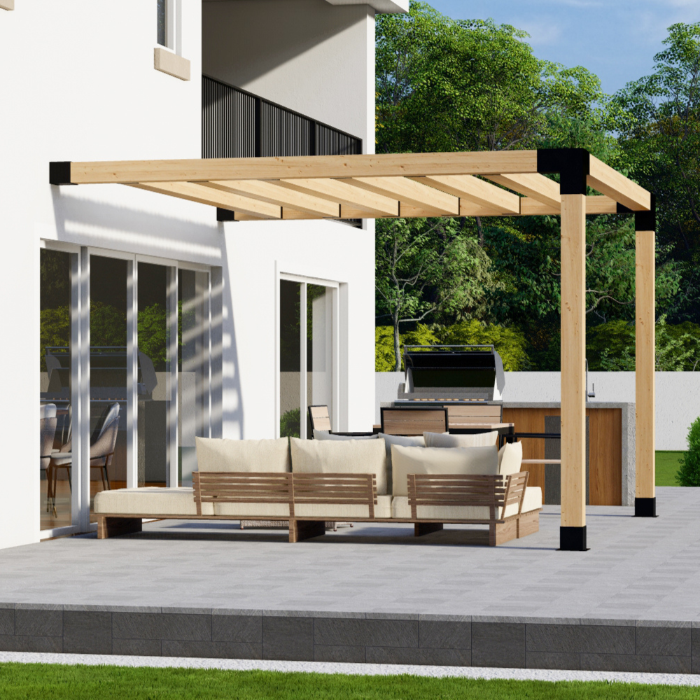 Kit pour petite pergola contemporaine