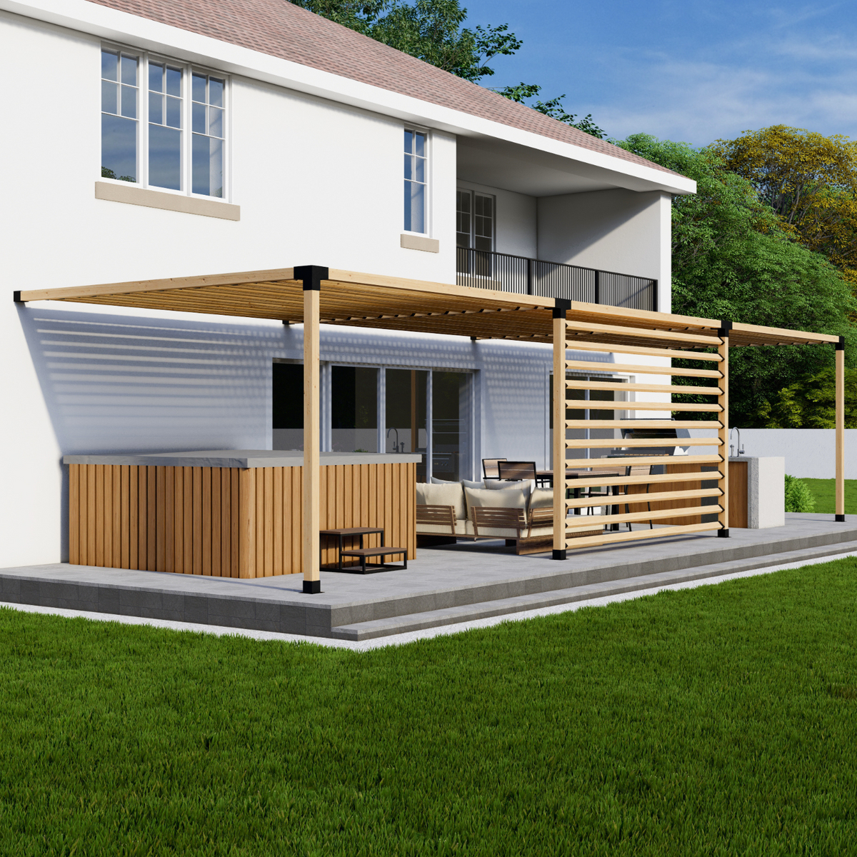 Kit de pergola murale