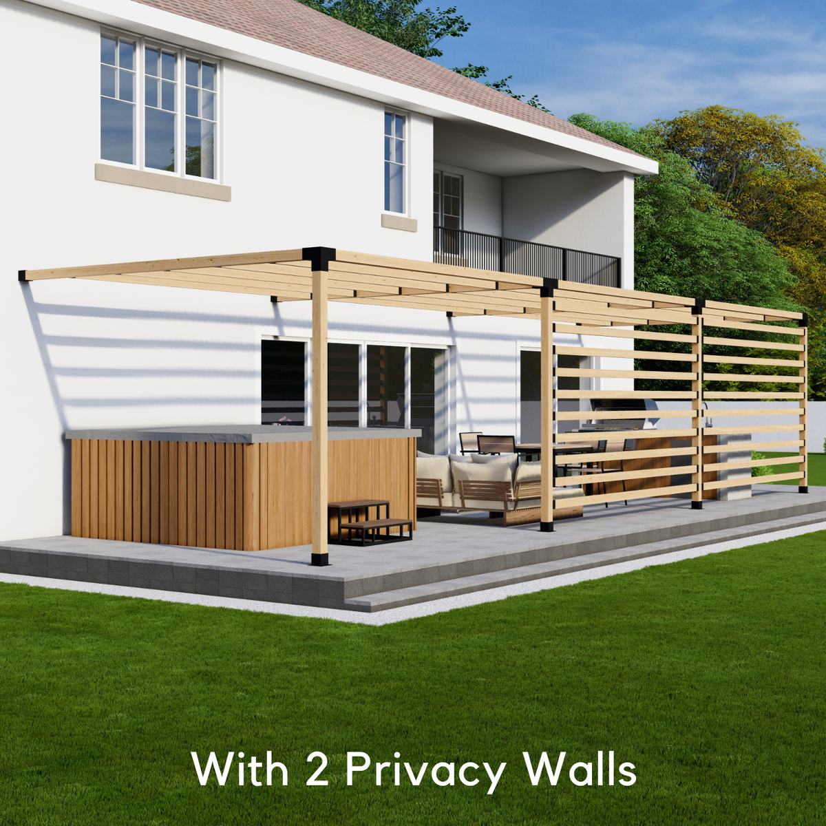 Kit de pergola moderne simple – Pour pergola de toute taille