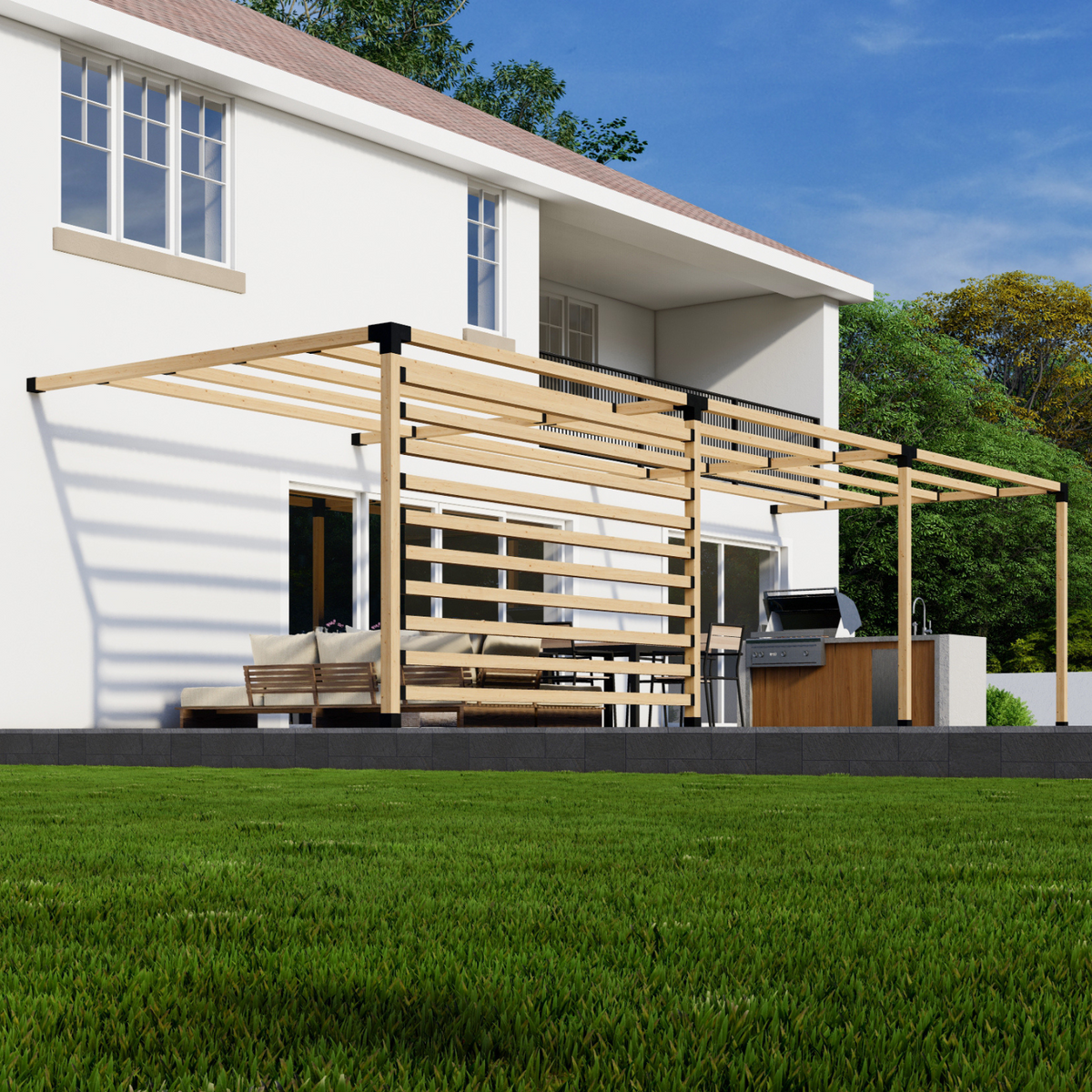 Kit pour pergola de terrasse