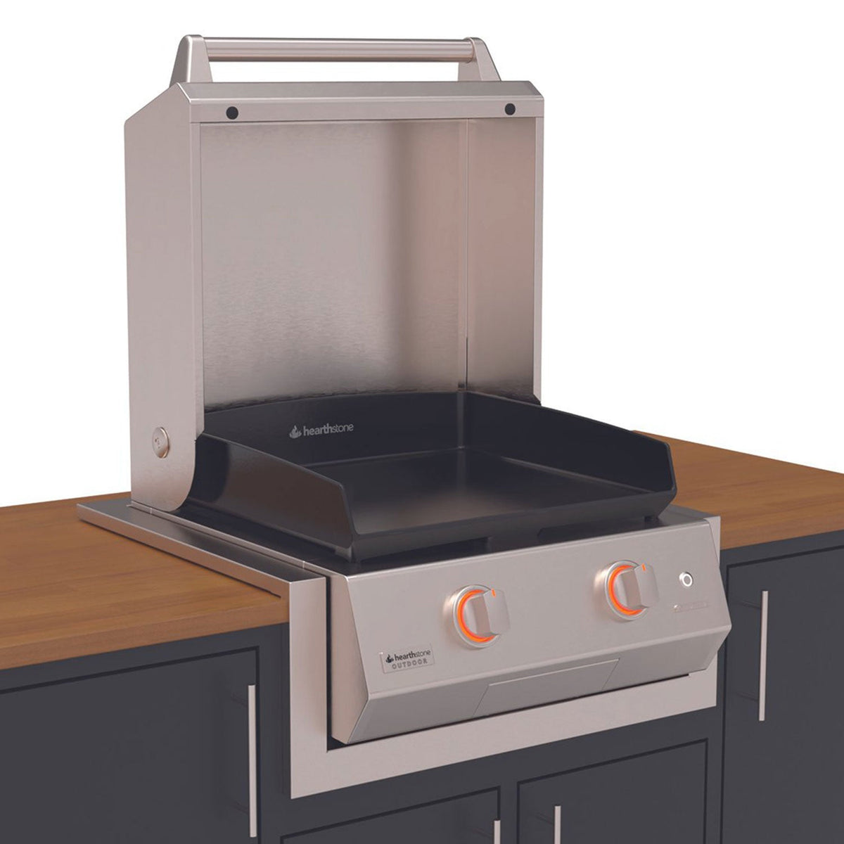 Habillages encastrables pour planchas extérieures Brabura
