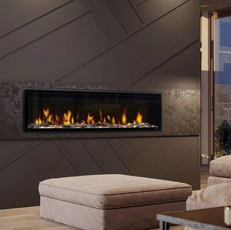 Dimplex Ignite Evolve 60" – Cheminée électrique linéaire encastrable avec verre Tumbled et bois flotté réaliste – EVOLVE60