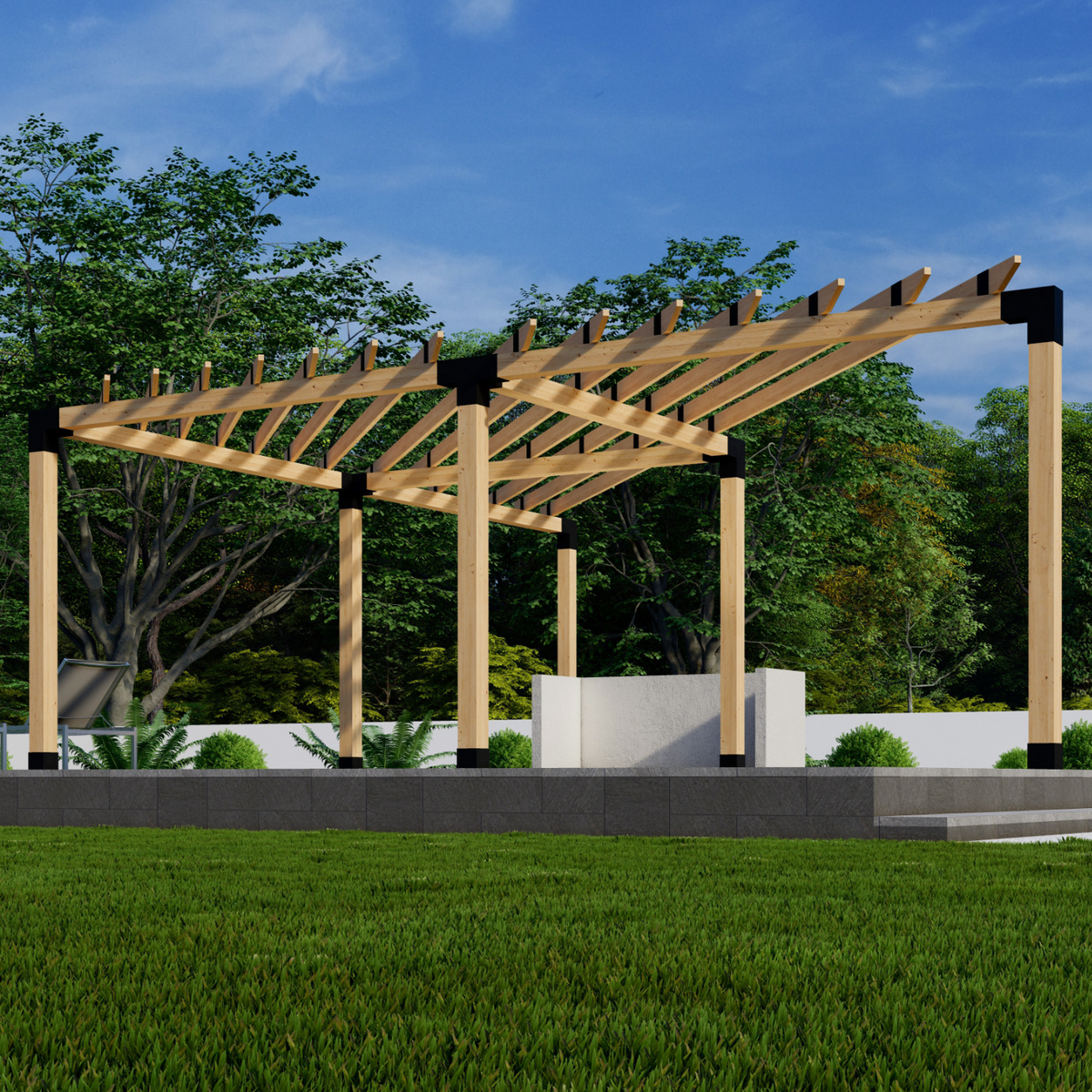 Kit DIY pour pergola d’angle