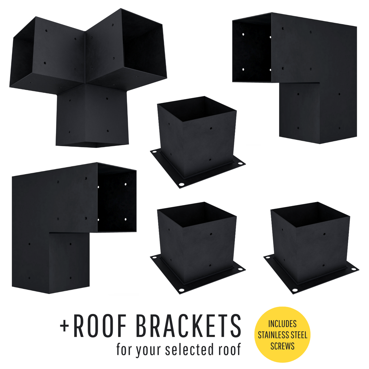 Kit pour pergola d’angle à 3 côtés