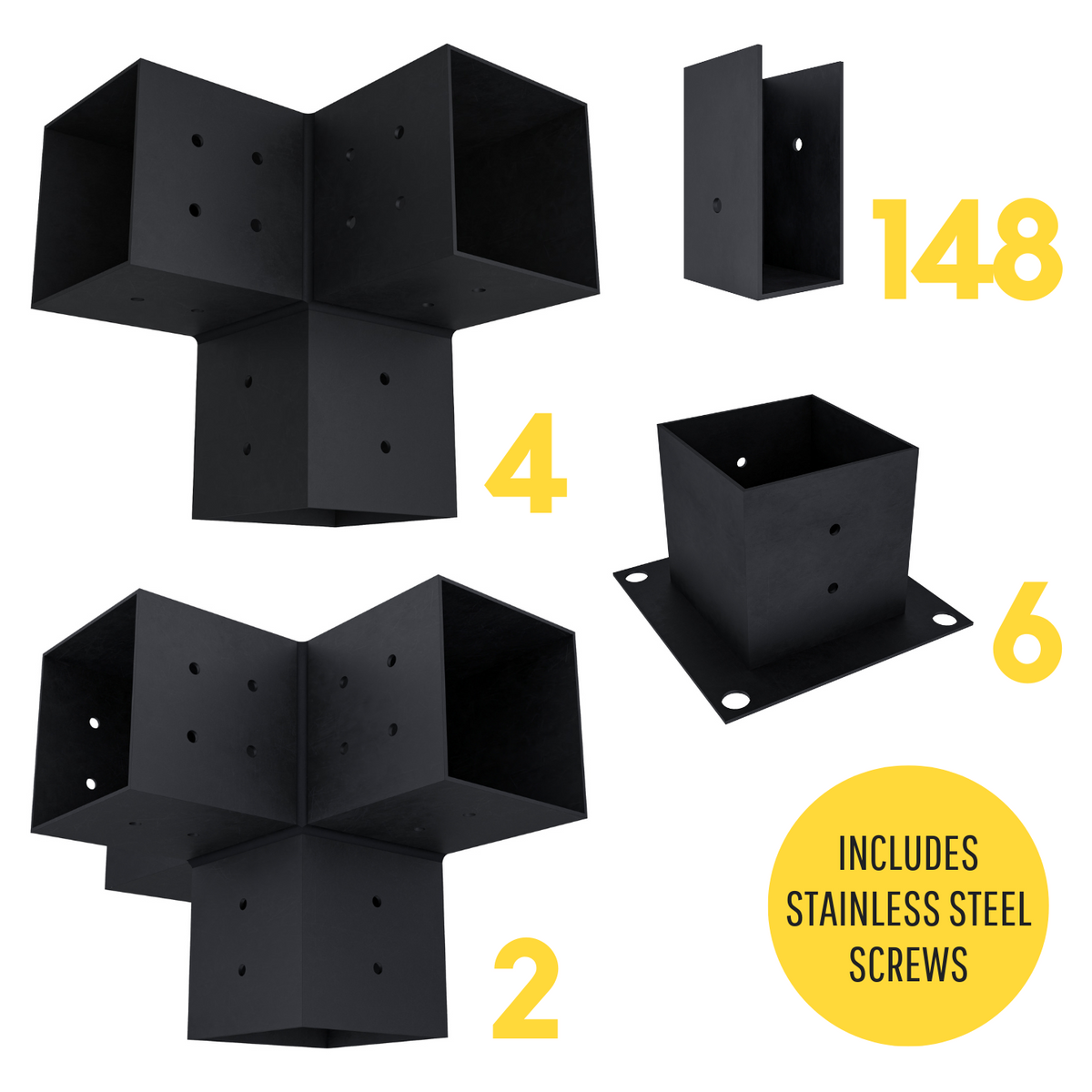 Kit pour pergola avec toit et parois latérales