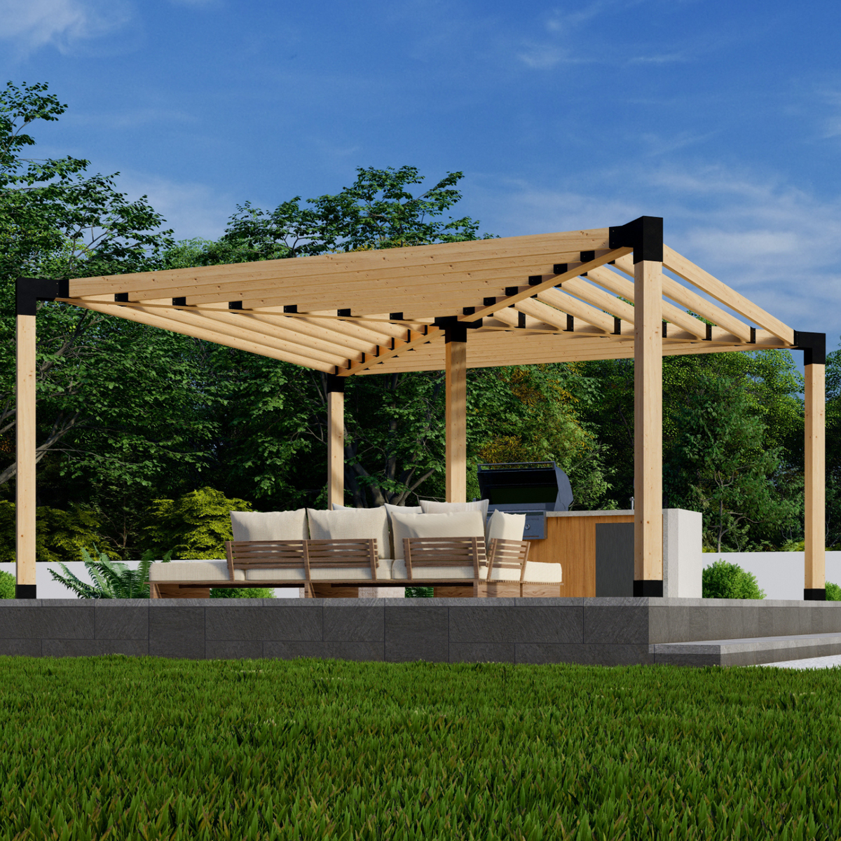 Kit de pergola sur mesure