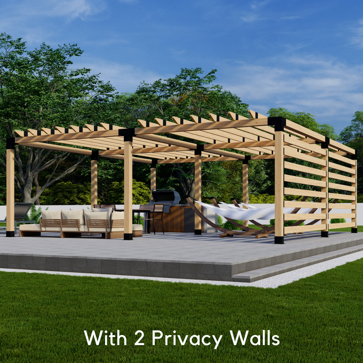 Kit DIY de supports et quincaillerie pour pergola