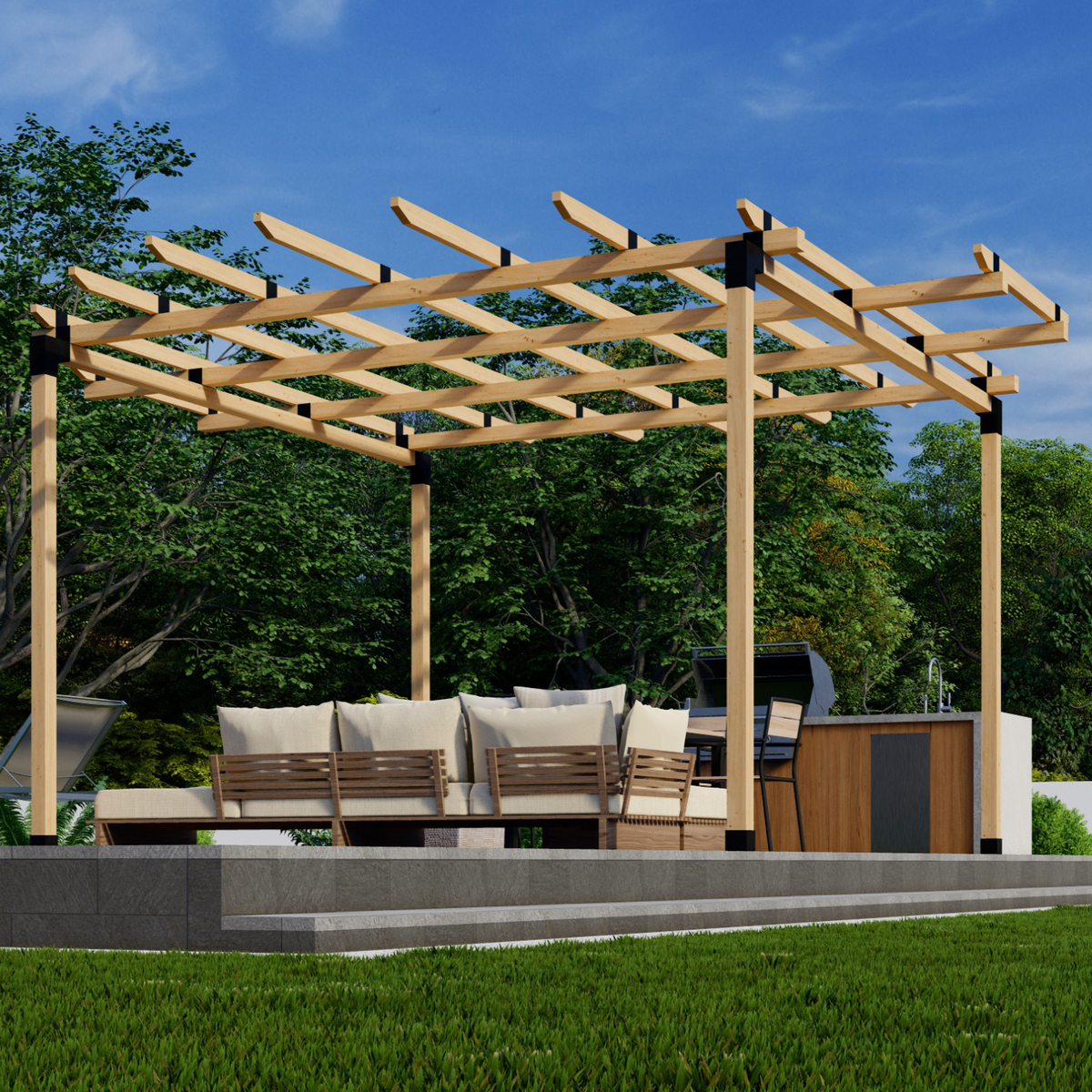 Kit de pergola circulaire – Pour pergola jusqu’à 12' x 12' avec toit rond