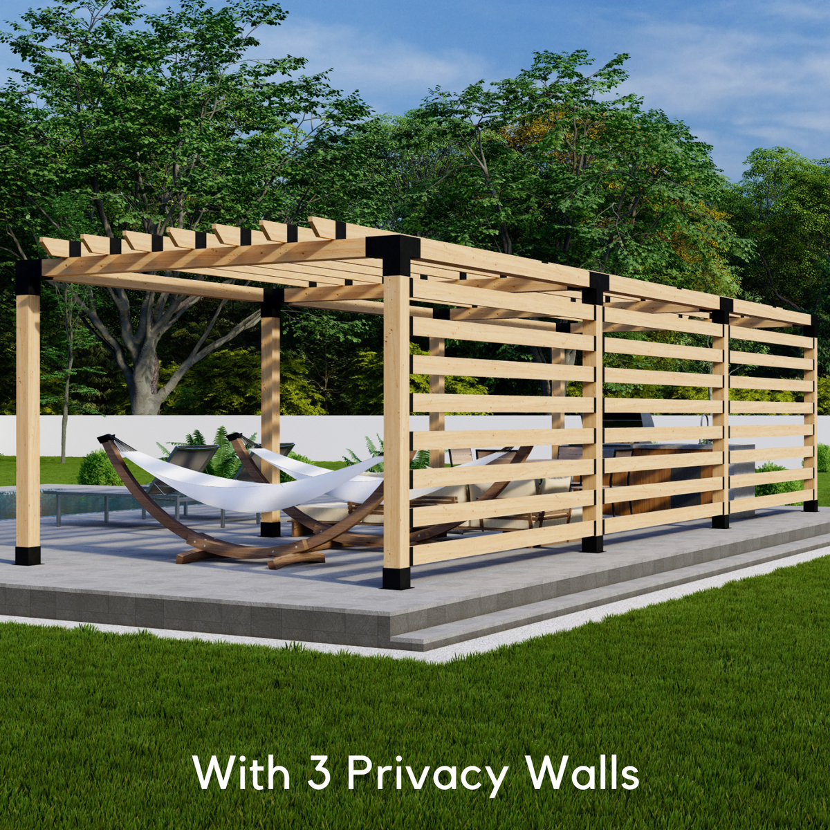 Kit de fixations et quincaillerie pour pergola