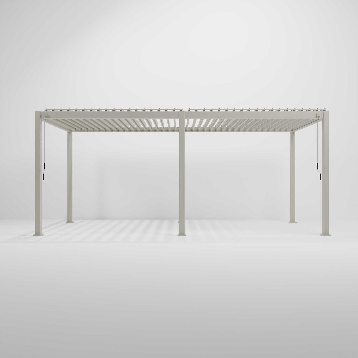 NOVA TITAN – Pergola rectangulaire 6m x 3.6m – Pebble (modèle 2026)