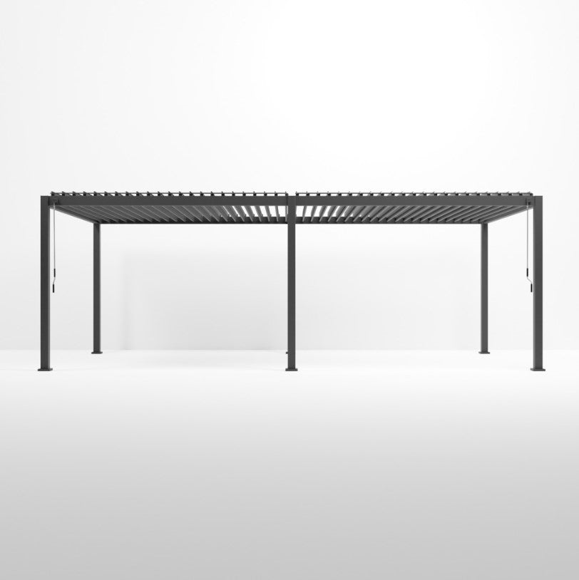 NOVA TITAN – Pergola rectangulaire 8m x 3.6m – gris (modèle 2026)