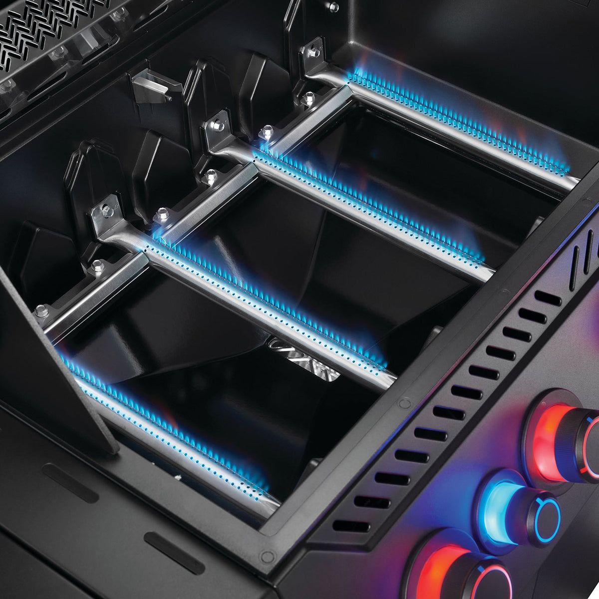 Napoleon Prestige 500 Phantom Connected RSIB – Barbecue 6 brûleurs avec brûleurs infrarouges latéral et arrière, Matte Black, WiFi & Bluetooth