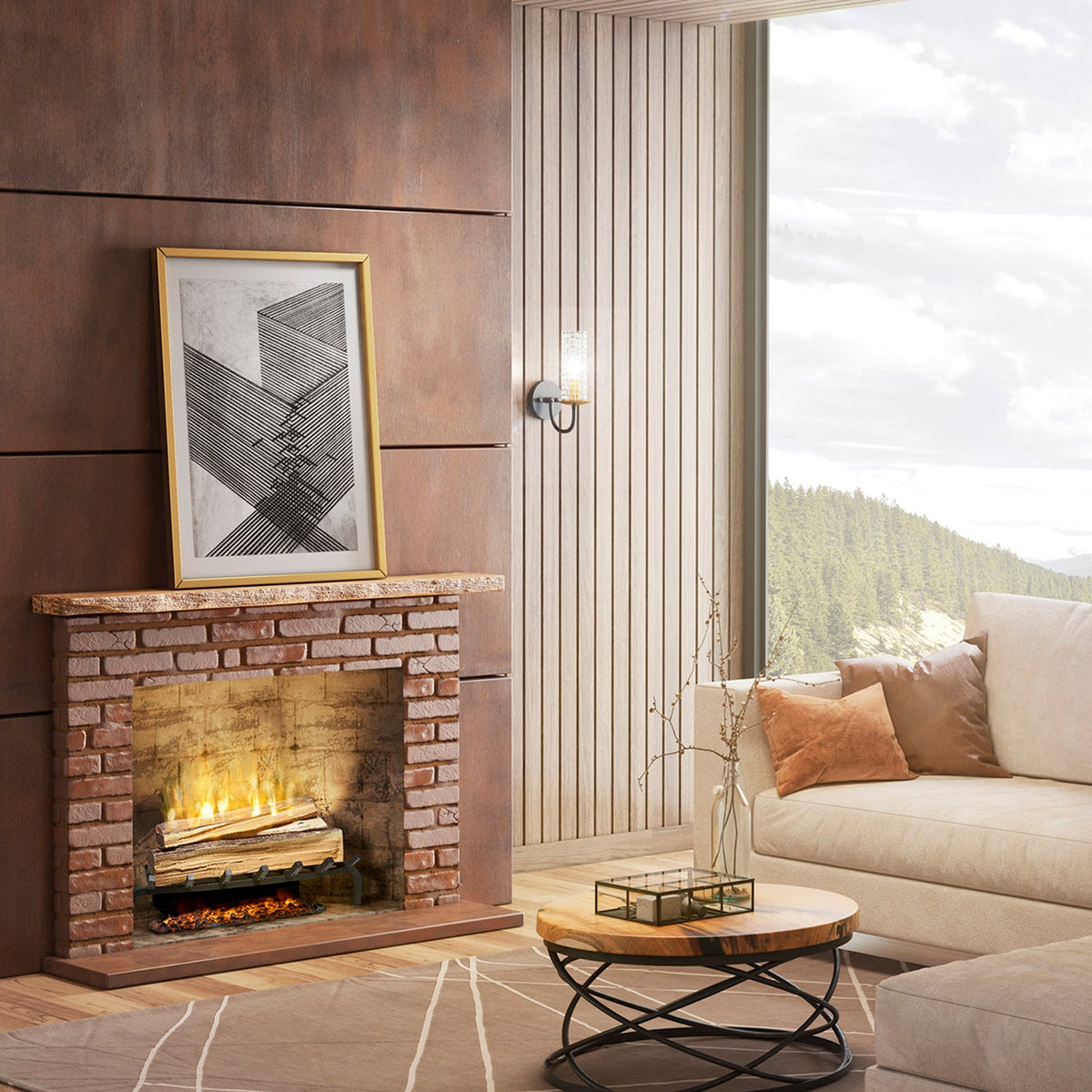 Dimplex Revillusion 25" – Jeu de bûches FRESH-CUT LOGS avec tapis de braises