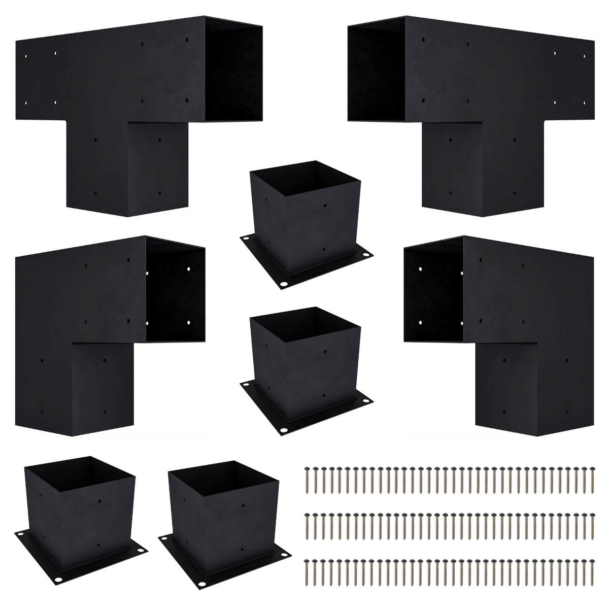 Kit de paroi d’intimité autoportante pour jardin jusqu’à 36' (2 sections de paroi avec structure 6x6)