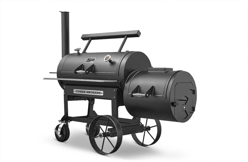 Yoder Smokers Loaded Wichita 20" – Fumoir offset avec roulettes