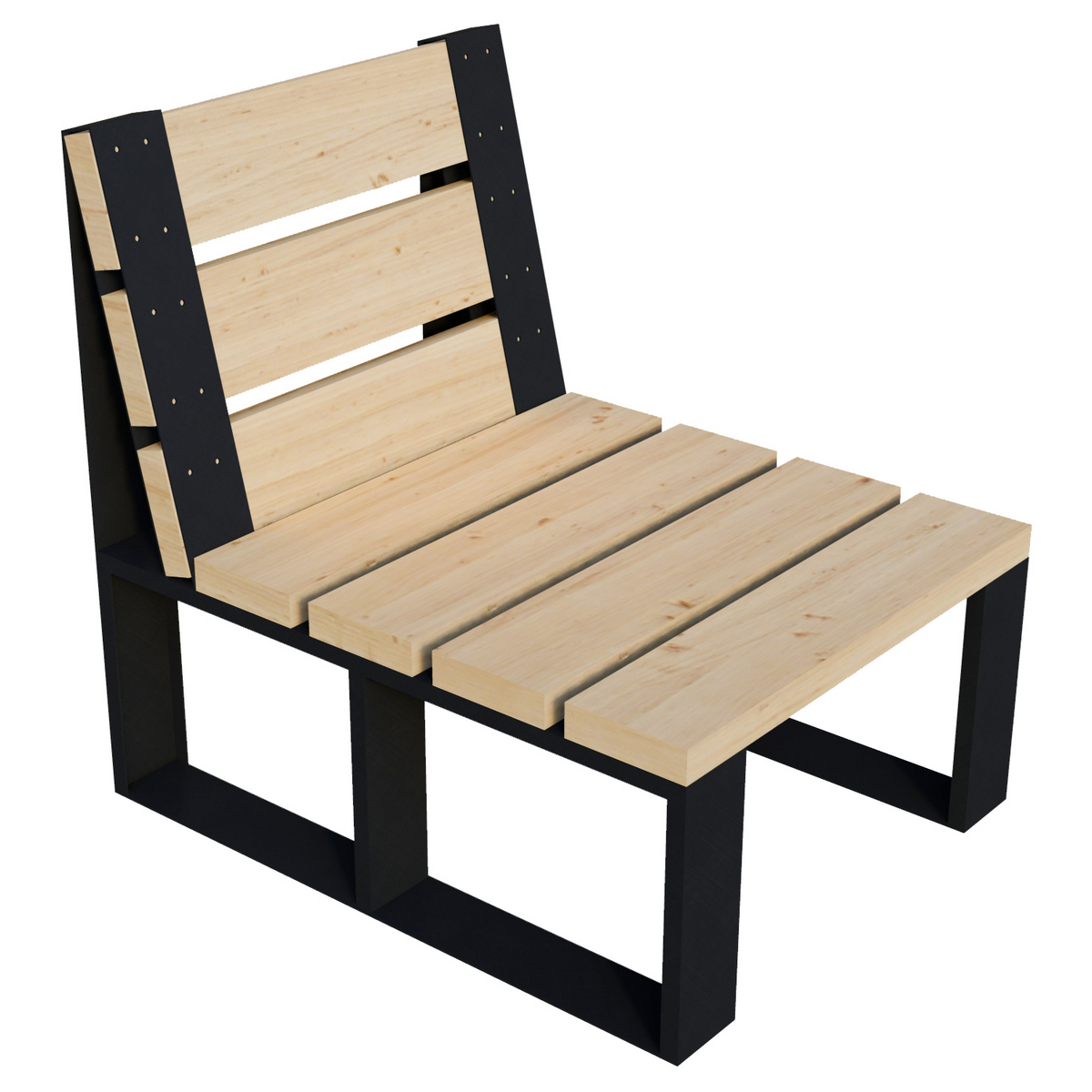 Kit DIY de fauteuil extérieur (avec coussins Sunbrella en option)