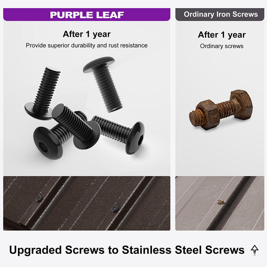 PURPLE LEAF – Pavillon extérieur à toit rigide pour terrasse, structure en aluminium bronze avec rideau bleu marine
