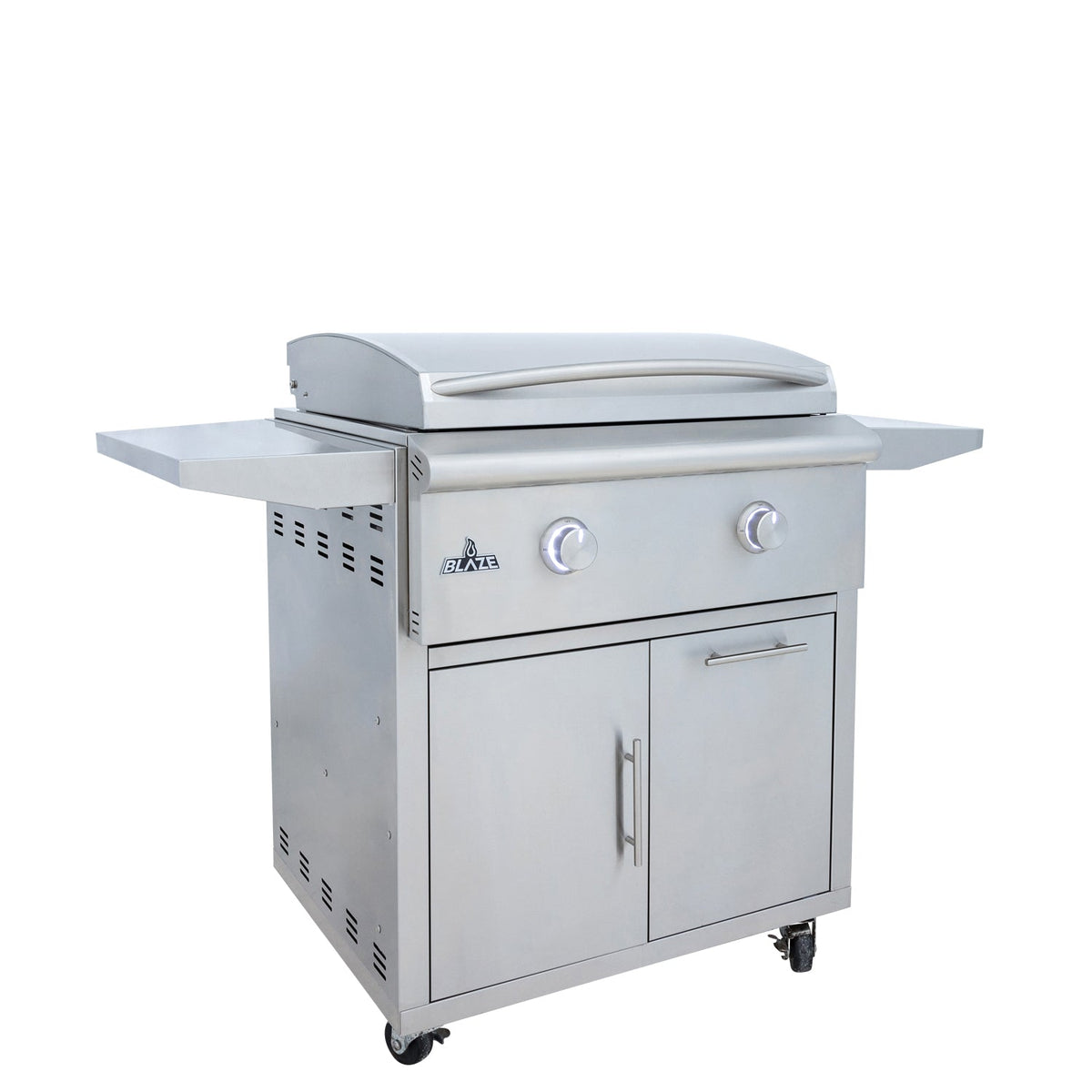 Blaze 30" LTE PLUS – Plancha à gaz encastrable 2 brûleurs avec chariot – BLZ-GRIDDLE-LTE3 + BLZ-GRIDDLE-CART-SC2