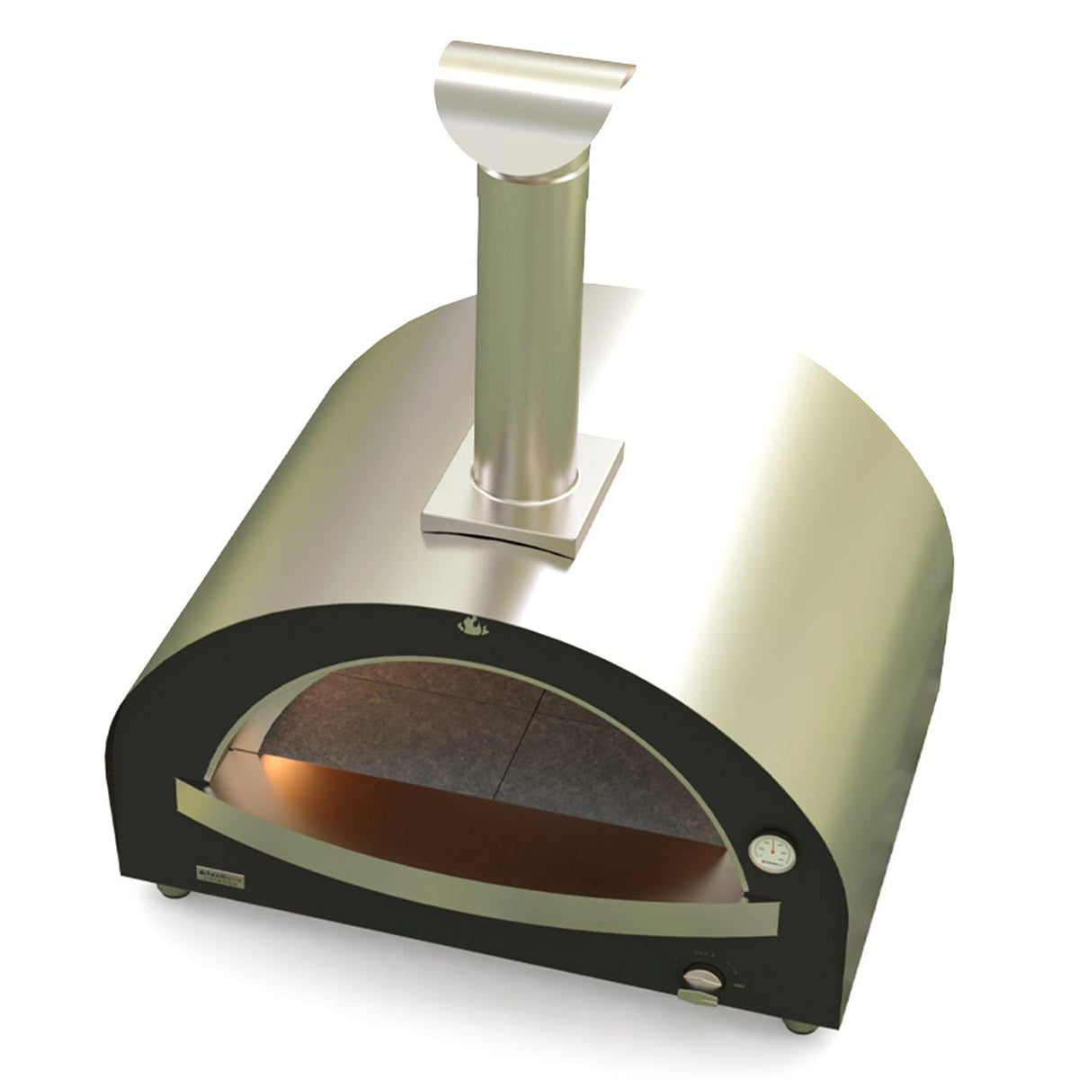 Genio – Four à pizza multi-combustible – Stainless/Black