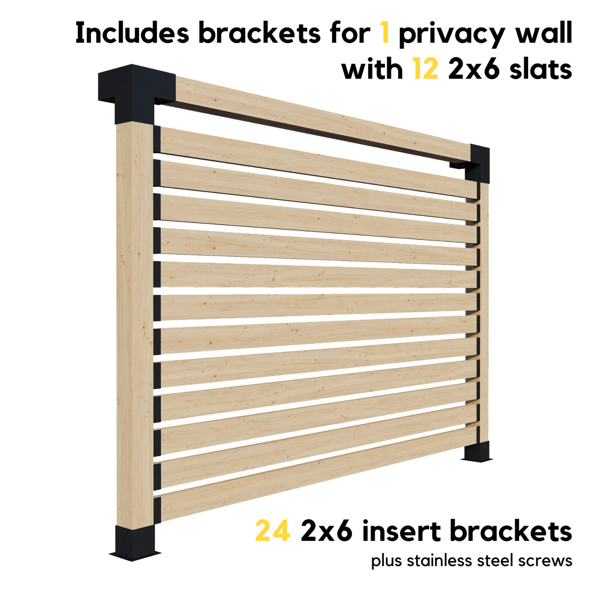Kit DIY pour pergola autoportante avec toit