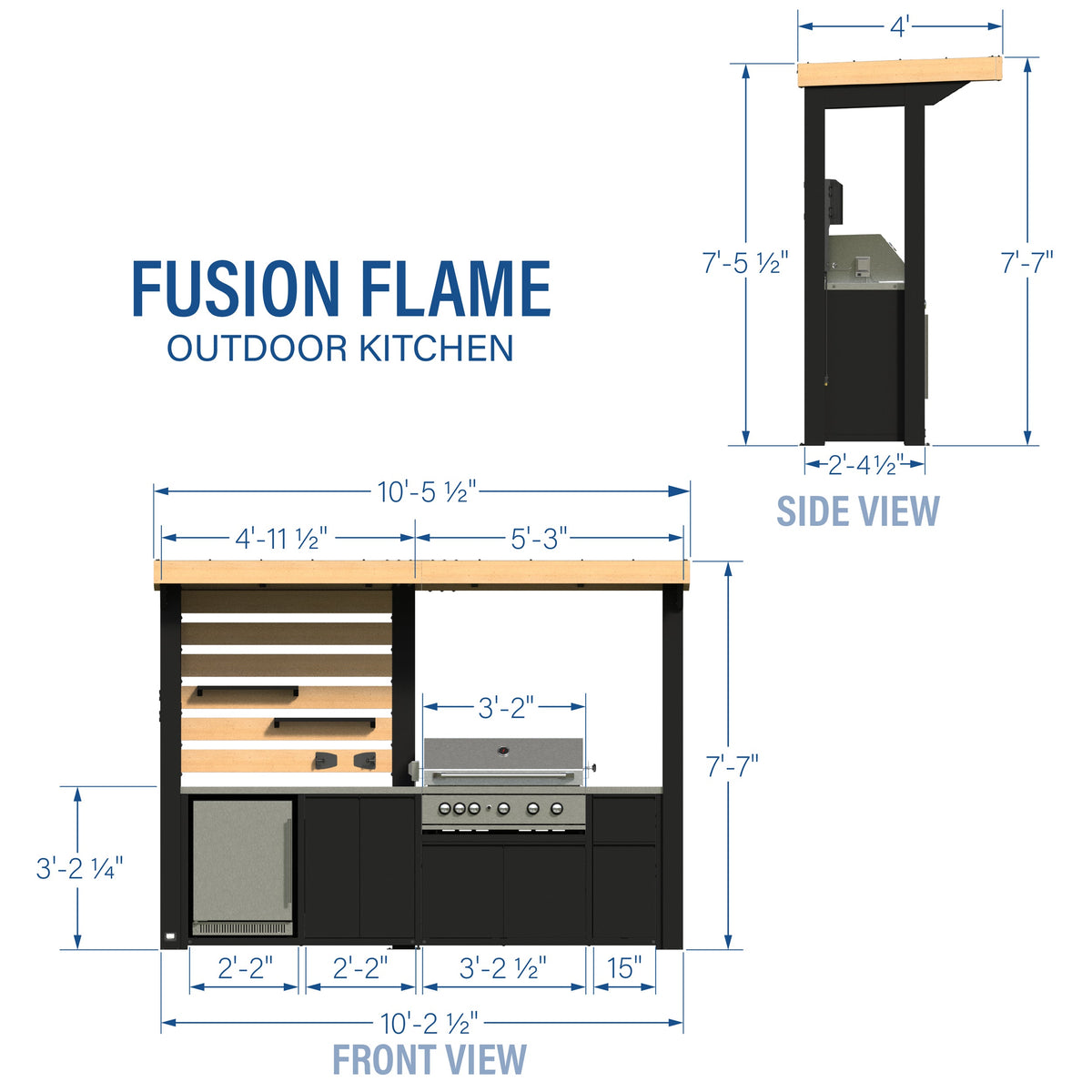 Fusion Flame – Cuisine extérieure