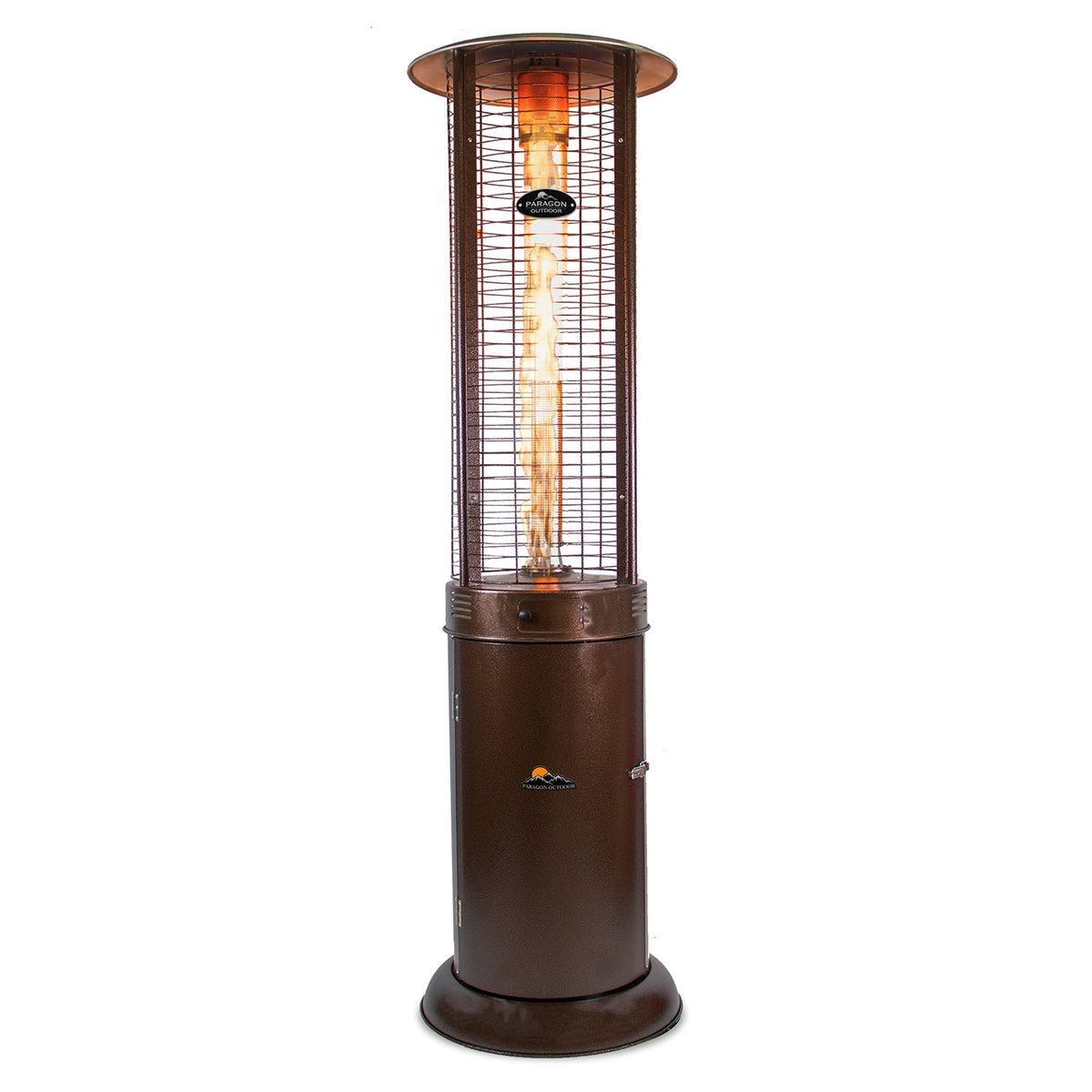 Paragon Outdoor SHINE – Chauffage tour à flamme gaz Hammered Bronze – OH-M744B