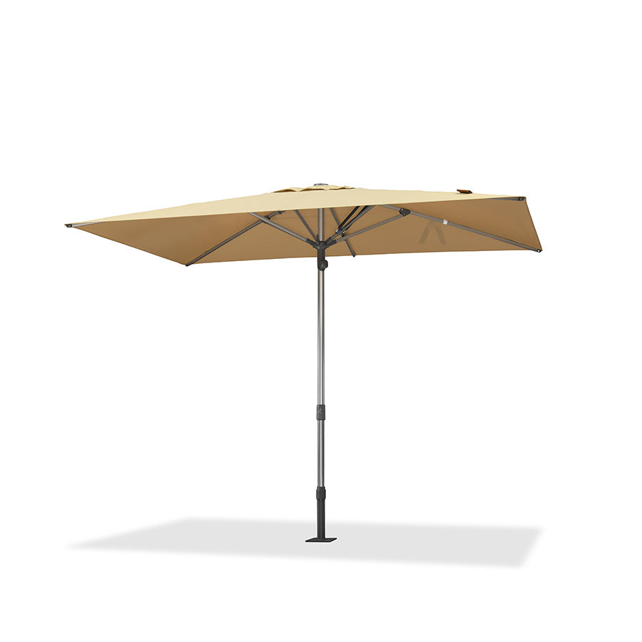 PURPLE LEAF – Parasol de terrasse semi-automatique extra-large Premium, modèle commercial pour jardin, café et hôtel