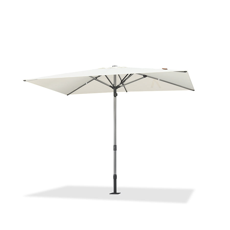 PURPLE LEAF – Parasol de terrasse semi-automatique extra-large Premium, modèle commercial pour jardin, café et hôtel