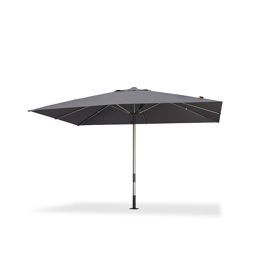 PURPLE LEAF – Parasol de terrasse semi-automatique extra-large Premium, modèle commercial pour jardin, café et hôtel