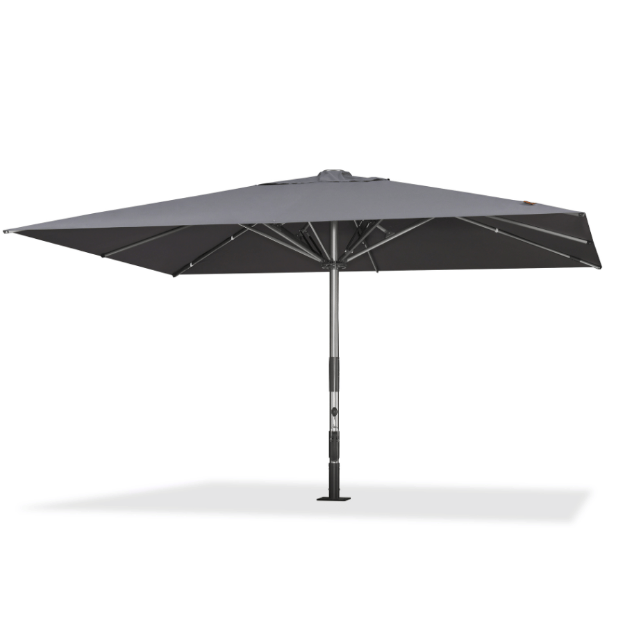 PURPLE LEAF – Parasol de terrasse semi-automatique extra-large Premium, modèle commercial pour jardin, café et hôtel
