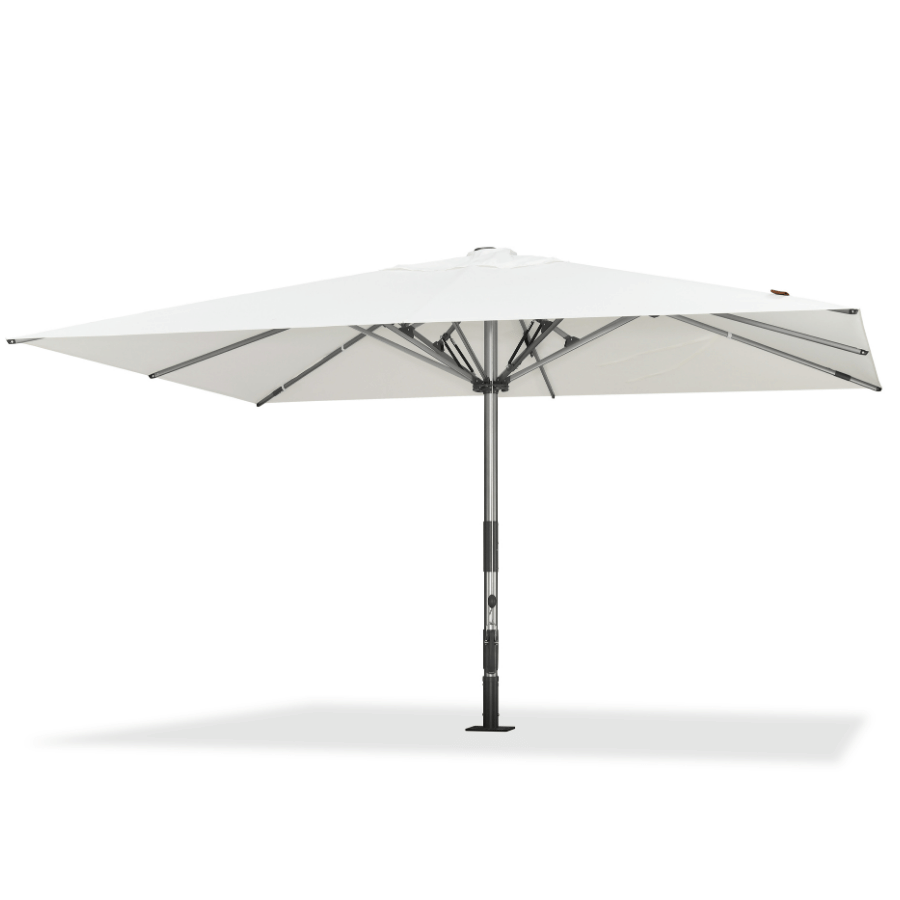 PURPLE LEAF – Parasol de terrasse semi-automatique extra-large Premium, modèle commercial pour jardin, café et hôtel