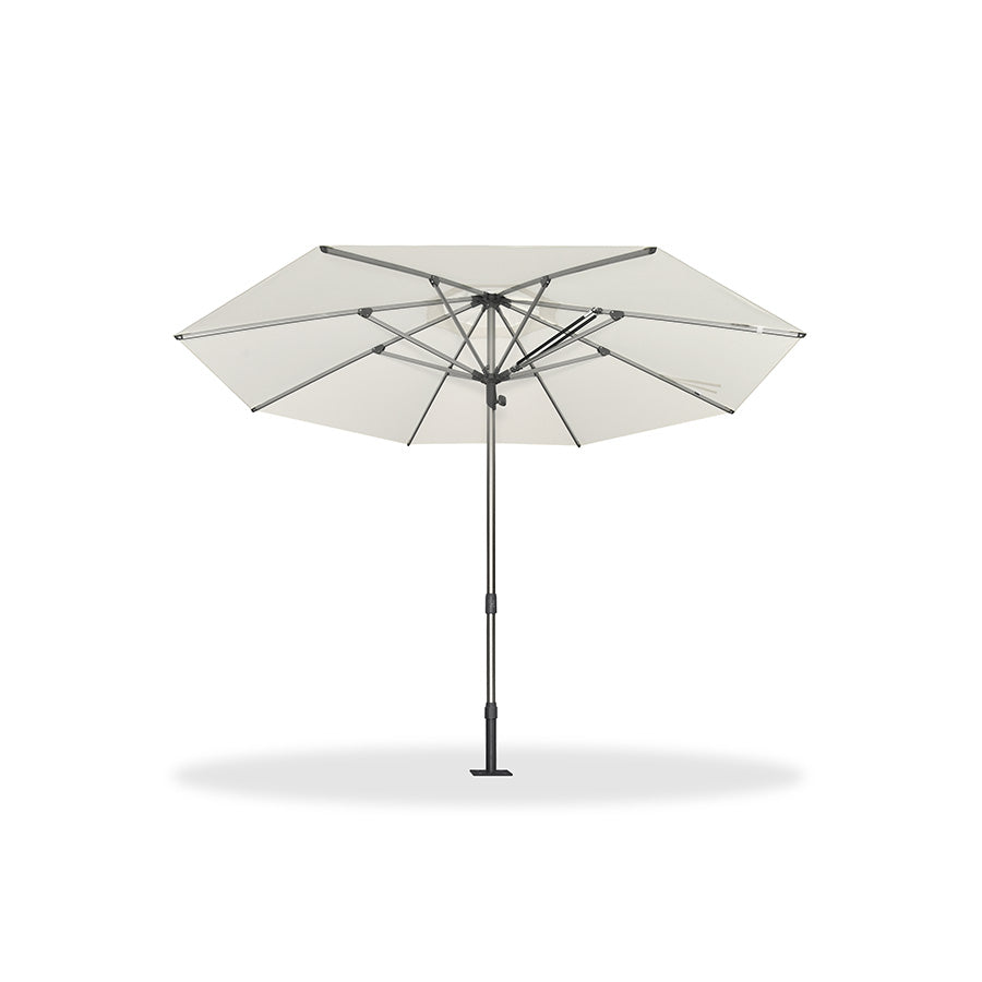PURPLE LEAF – Parasol de terrasse semi-automatique extra-large Premium, modèle commercial pour jardin, café et hôtel