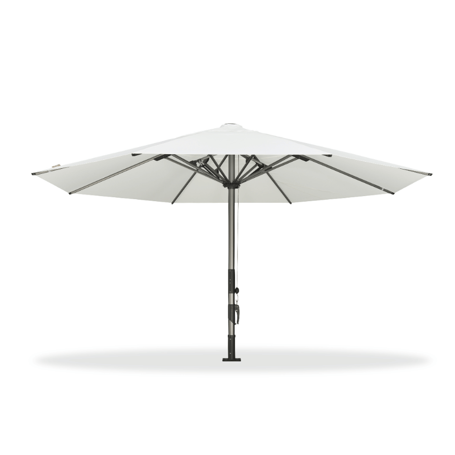 PURPLE LEAF – Parasol de terrasse semi-automatique extra-large Premium, modèle commercial pour jardin, café et hôtel