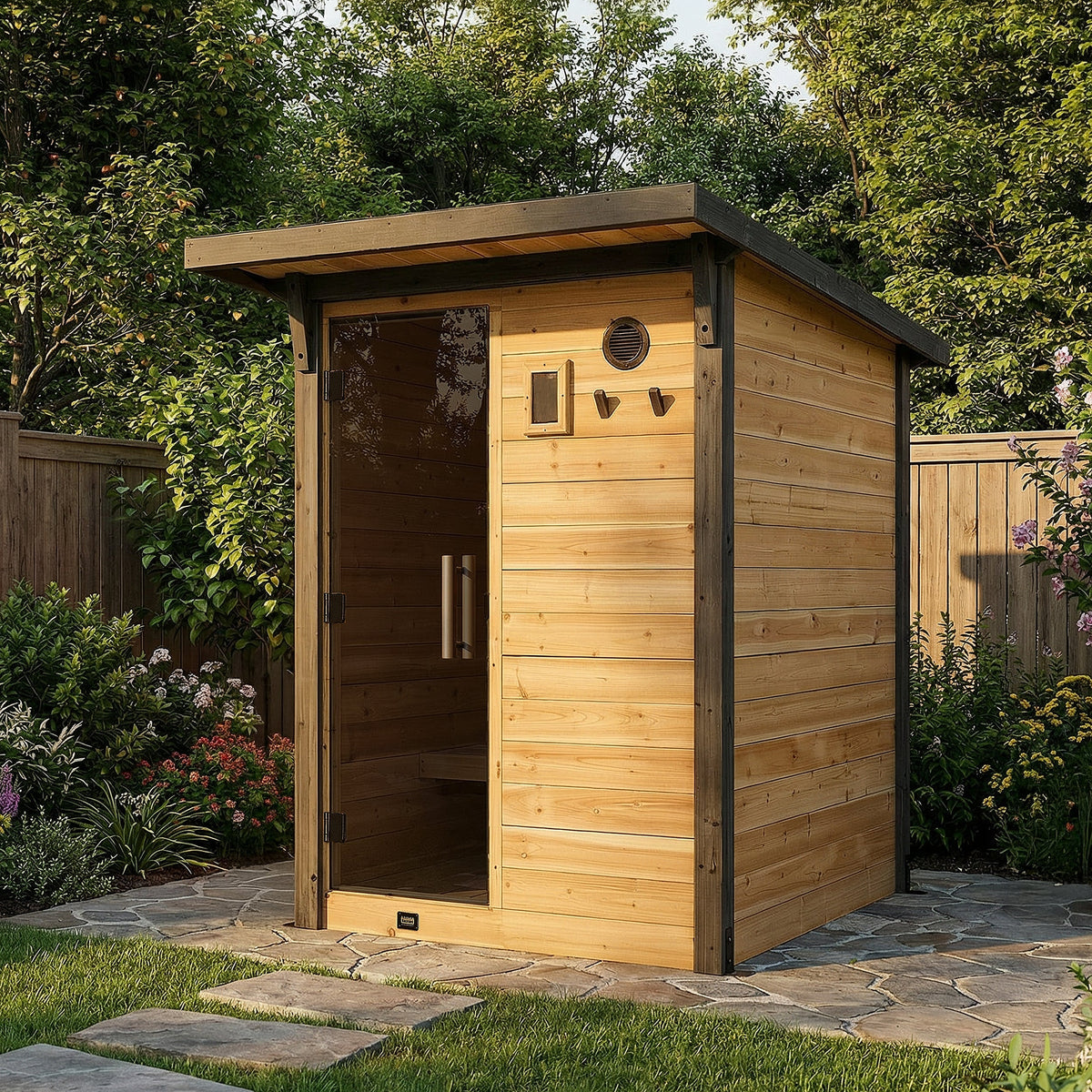 Sauna cabine extérieur