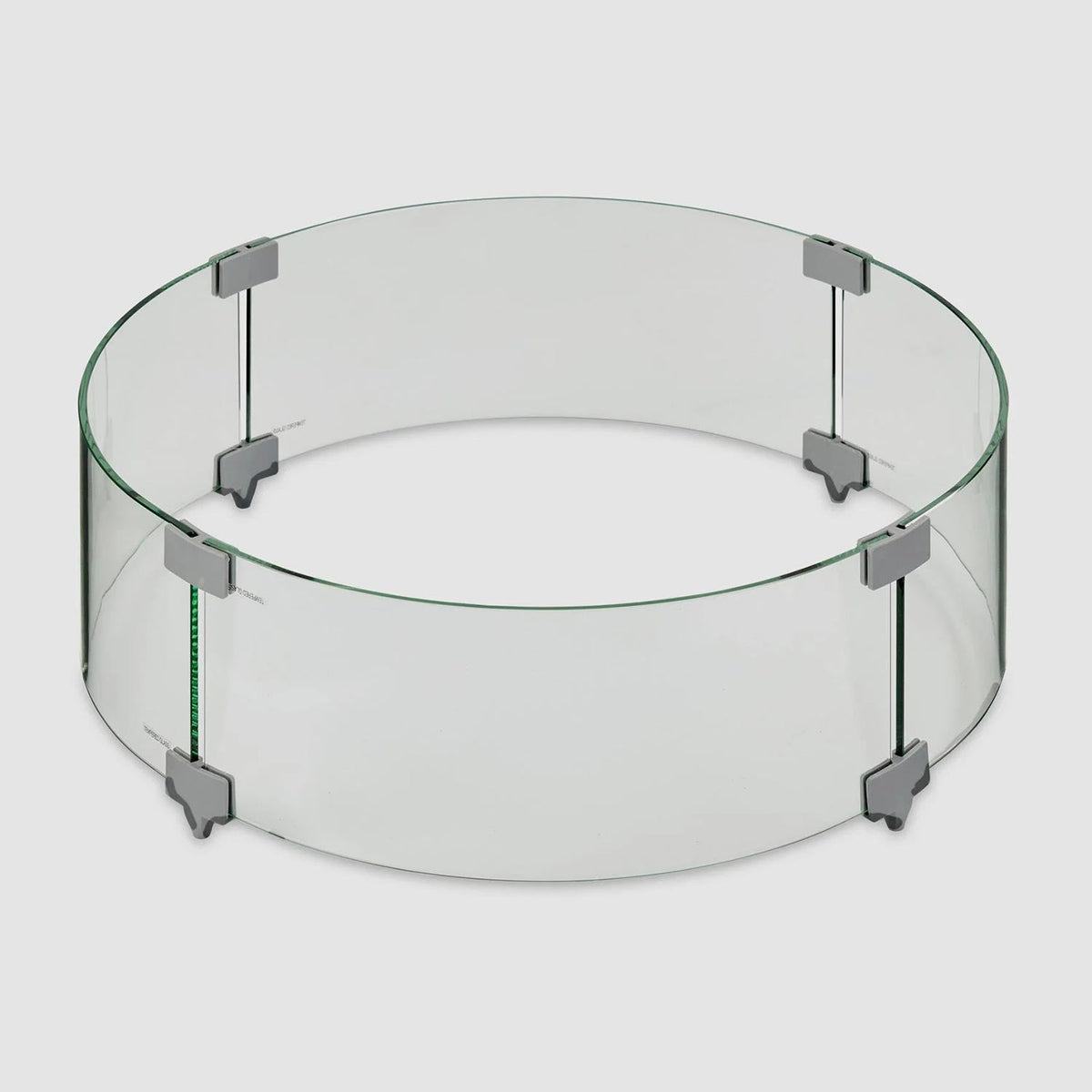 Pare-vent en verre pour brasero