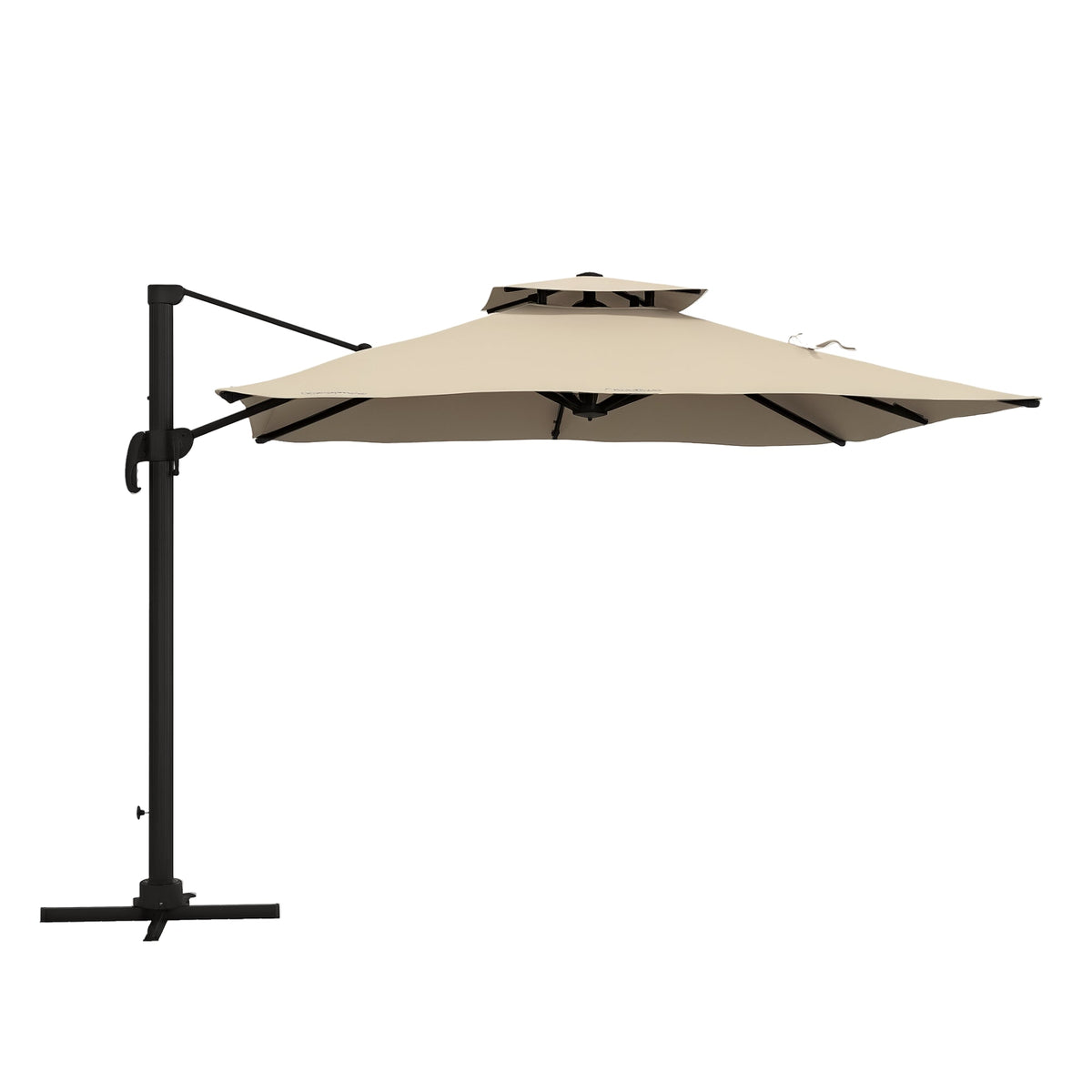 Parasol déporté de terrasse