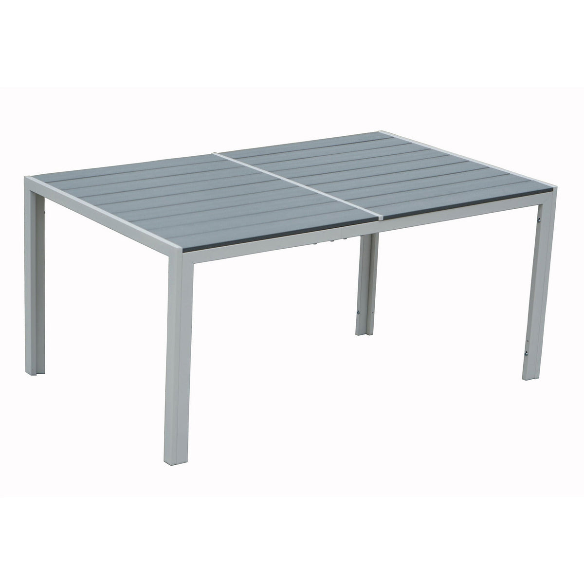 Table à manger extérieure rectangulaire