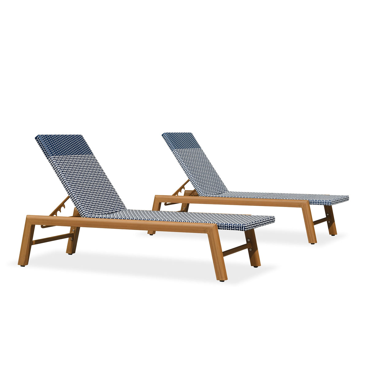 PURPLE LEAF – Chaises longues extra-larges en rotin PE et aluminium, réglables et inclinables pour piscine, terrasse et plage