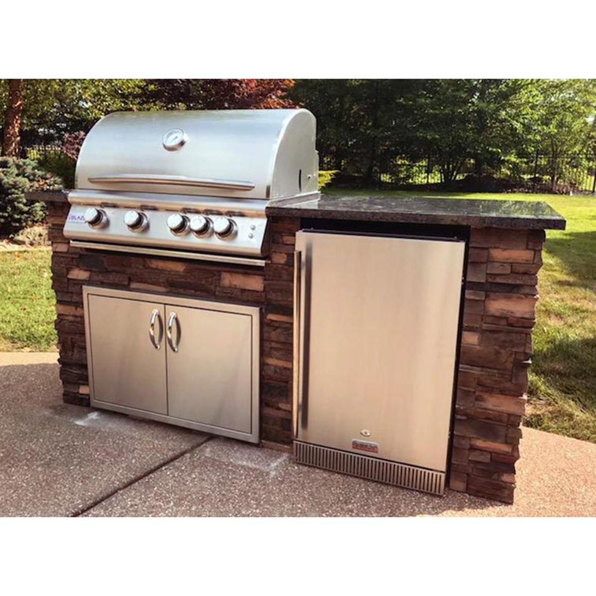 Blaze TRŪ 6ft – Îlot de cuisine, ensemble complet