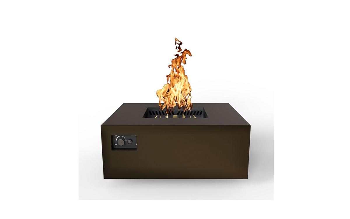WARMING TRENDS AON S40 – Table brasero à gaz carrée 40 pouces