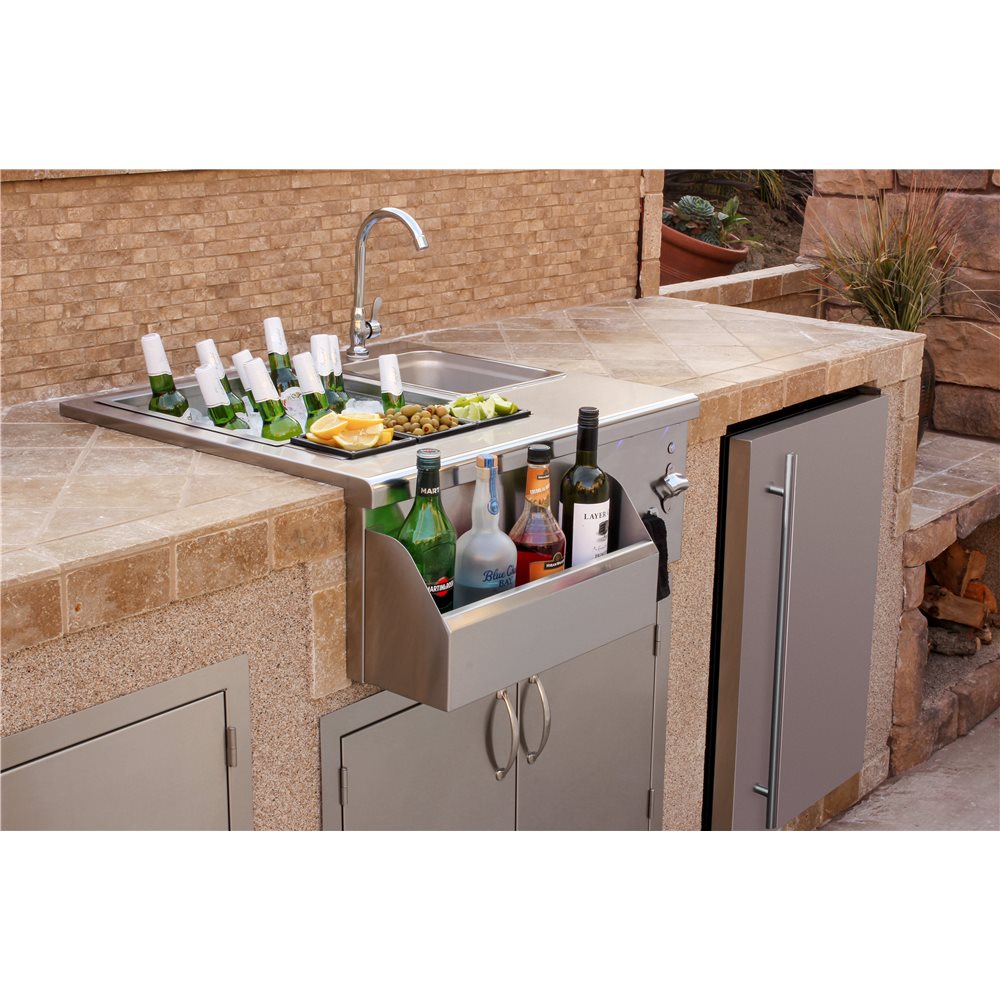 TrueFlame 30" – Station de préparation et boissons éclairée – TF-BC-30L