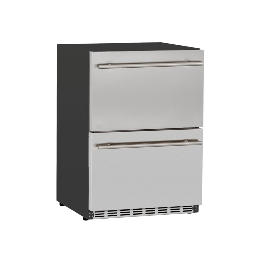 TrueFlame 24" 5.3C Deluxe – Réfrigérateur extérieur à 2 tiroirs