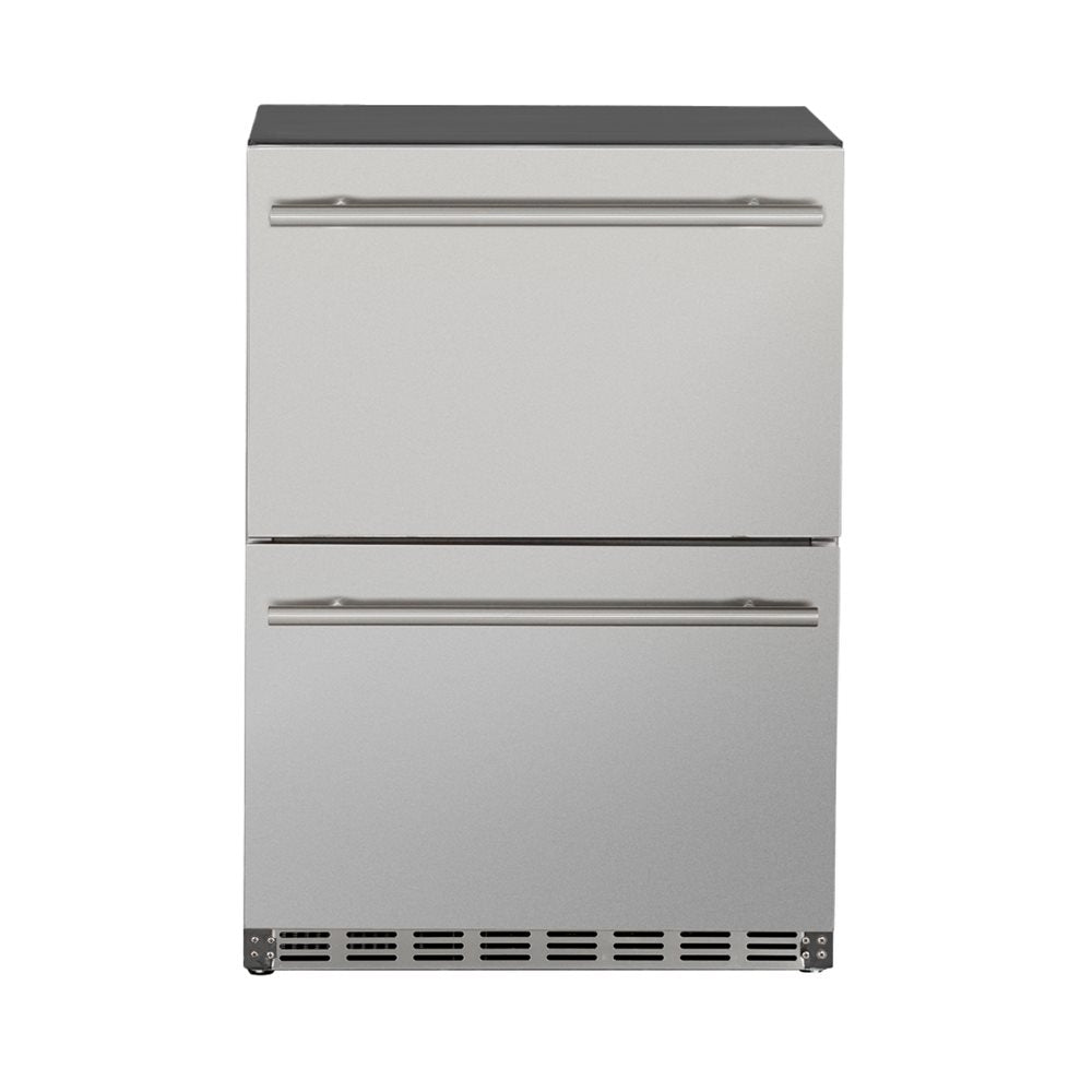 TrueFlame 24" 5.3C Deluxe – Réfrigérateur extérieur à 2 tiroirs